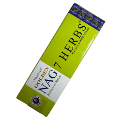 GOLDEN NAG Encens Dhoop 7 Herbes - Masala Dhoop Sticks - 1 paquet de 10 barres