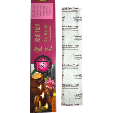 GOLOKA Reiki Sei Hei Ki Tămâie - Purificare - 1 pachet de 15g