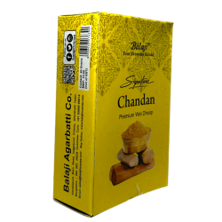 Dhoop Chandan Balaji Signature Premium Wierook - Doosje met 10 dhoop wierookstokjes
