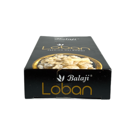 Premium Rökelse Dhoop Loban Balaji Premium Wet Dhoop - Låda med 10 rökelsepinnar dhoop