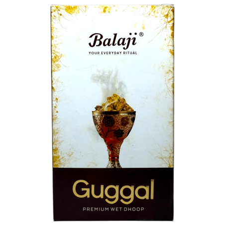 Incenso Premium Dhoop Guggal Balaji Premium Wet Dhoop - Caixa com 10 incensos dhoop