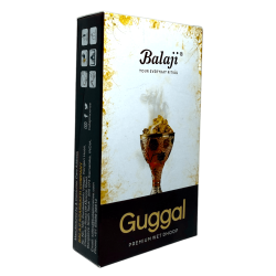 Premium Räucherstäbchen Dhoop Guggal Balaji Premium Wet Dhoop - Box mit 10 Dhoop Räucherstäbchen