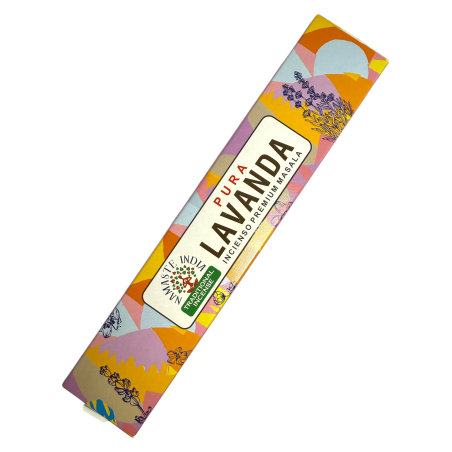 Encens Lavande Pure Namaste India Premium Masala - Sachet de 15gr.