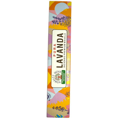 Pure Lavender Incense Namaste India Premium Masala - 15gr pack.