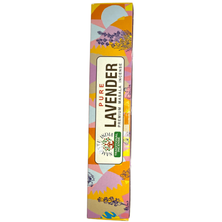 Incenso de Lavanda Pura Namastê Índia Premium Masala - pacote de 15gr.