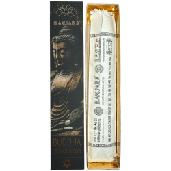 Buddha rökelse meditation BANJARA - 1 förpackning med 15gr rökelse patchouli och eucalyptus masala