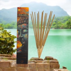 Incenso Buda Harmony BANJARA - 1 Pacote de Incenso de Cedro e Incenso Masala de 15gr