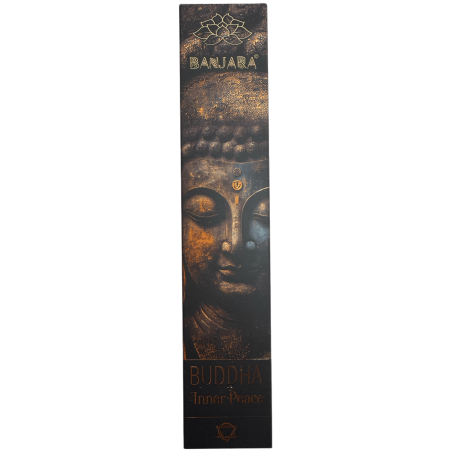 Incienso Buddha Paz Interior BANJARA - 1 Cajetilla de 15gr Incienso Lavanda y Manzanilla Masala