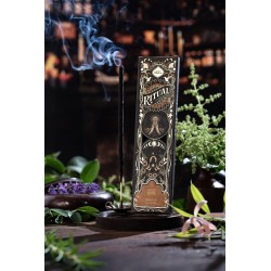 Incenso Ritual Gratidão Santa Mãe Lavanda Astral - 6 varas grossas de aproximadamente 1h de duração
