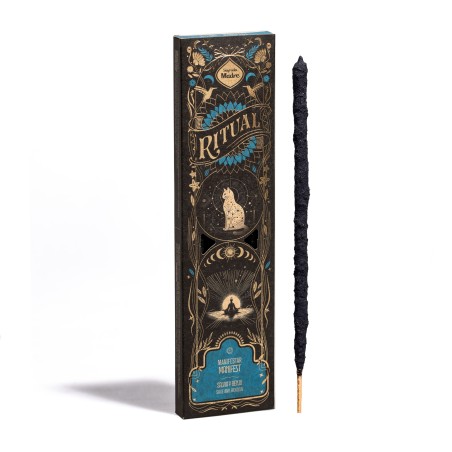 Ritual Incense Manifest Holy Mother Salvia och Benzoin - 6 tjocka pinnar med en varaktighet på cirka 1 timme