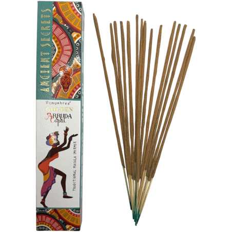 Incenso Golden Copal e Rue Golden Ancient Secrets Vijayshree - pacote de 15gr.