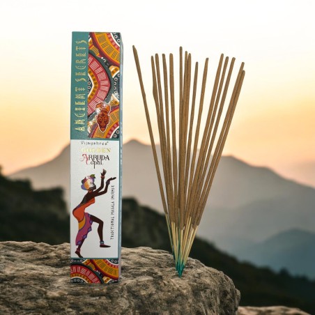 Golden Copal and Rue Incense Golden Ancient Secrets Vijayshree - 15gr pack.