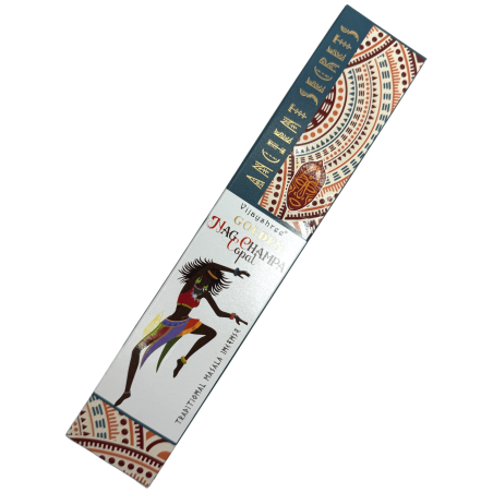 Encens Copal Doré et Nag Champa Or Ancient Secrets Vijayshree - Sachet de 15gr.