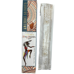 Golden Copal und Nag Champa Golden Ancient Secrets Vijayshree Räucherstäbchen - 15gr Packung.