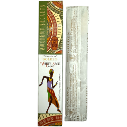 Tămâie Golden Copal și Salvie Albă Secrete Antice de Aur Vijayshree - pachet de 15gr.