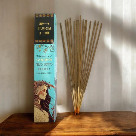 Tămâie Palo Santo și tămâie Golden Fusion Vijayshree - pachet de 15gr.