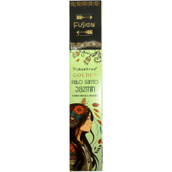 Incenso Palo Santo e Gelsomino Golden Fusion Vijayshree - Confezione da 15gr.