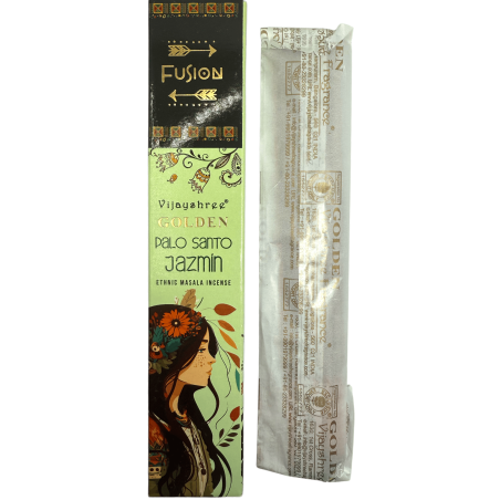 Palo Santo och Jasmine Rökelse Golden Fusion Vijayshree - 15gr pack.
