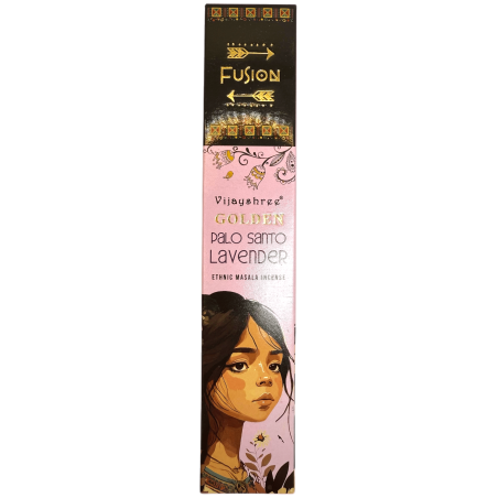 Incenso Palo Santo e Lavanda Golden Fusion Vijayshree - Confezione da 15gr.