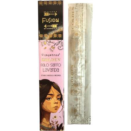 パロサントとラベンダーインセンスゴールデンフュージョンビジェイシュリー - 15grパック。