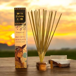 Palo Santo rökelse och vit salvia Golden Fusion Vijayshree - 15gr pack.
