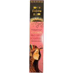 Palo Santo und Rosmarin Golden Fusion Vijayshree Räucherstäbchen - 15gr Packung.