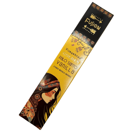 Palo Santo Incense and Golden Fusion Vanilla Vijayshree - 15gr pack.
