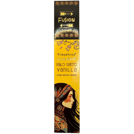 Palo Santo Incense and Golden Fusion Vanilla Vijayshree - 15gr pack.