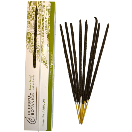 Inciens Orgànic Ruda Blissful Botanics TULASI Artesà Natural - Ruda Protecció - 8 barretes inciens orgàniques