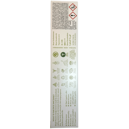Incenso Biologico Ruta Blissful Botanics TULASI Naturale Artigianale - Protezione Rue - 8 barre di incenso biologico