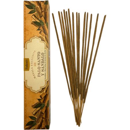 Palo Santo und Sandelholz Weihrauch Exclusive Malasa TULASI - 1 Packung mit 15gr.