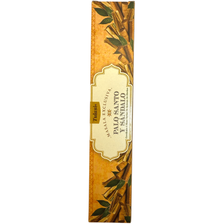Incenso Palo Santo e Sandalo Exclusive Malasa TULASI - 1 confezione da 15gr.