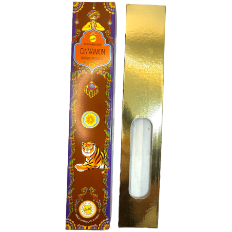 Incenso de Canela SREE VANI Golden India - 1 pacote de 15gr.