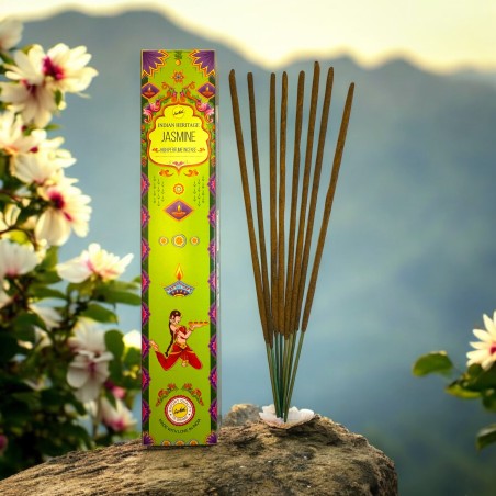 Incienso Jazmín SREE VANI Golden India - 1 cajetilla de 15gr.