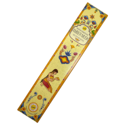 Incenso Âmbar Almíscar SREE VANI Golden India - 1 pacote de 15gr.