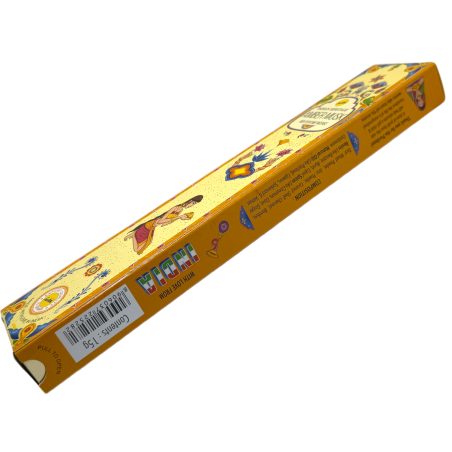Incenso Âmbar Almíscar SREE VANI Golden India - 1 pacote de 15gr.