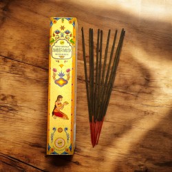 Bernstein Weihrauch Moschus SREE VANI Golden India - 1 Packung à 15gr.