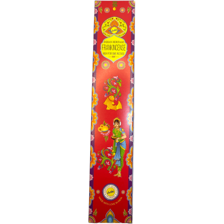 Incenso de Olíbano SREE VANI Golden India - 1 pacote de 15gr.