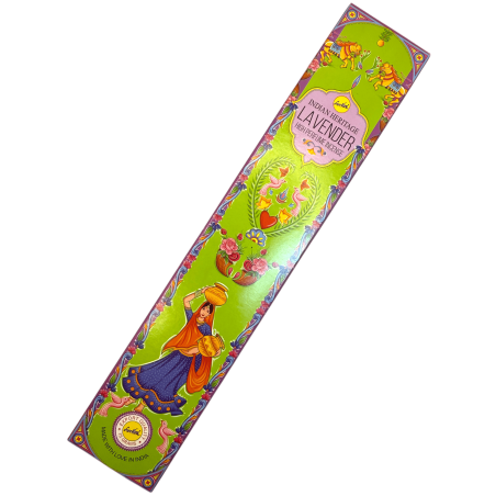 Golden India Lavendel Sree Vani Wierook - 1 doosje van 15gr.