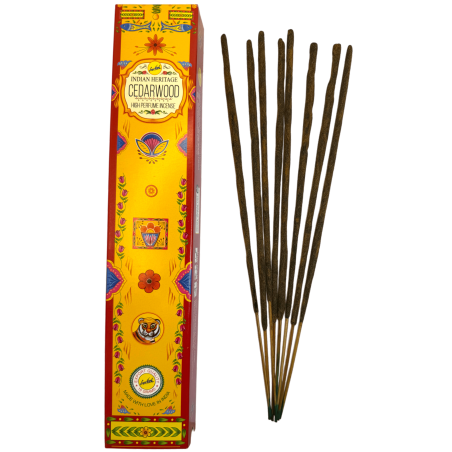 Incienso Cedro SREE VANI Golden India - 1 caixeta de 15gr.
