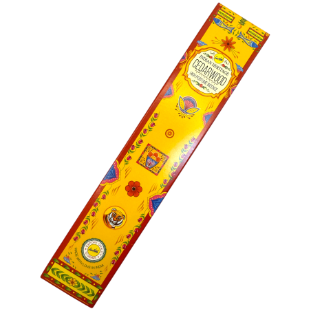 Incienso Cedro SREE VANI Golden India - 1 cajetilla de 15gr.