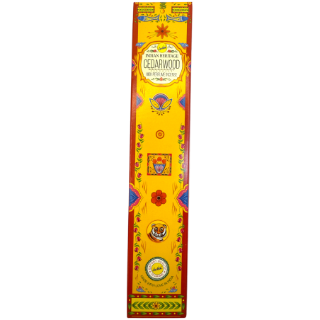 Encens Cèdre SREE VANI Golden India - 1 paquet de 15gr.