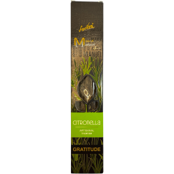 Incenso alla Citronella Gratitudine Manifest SREE VANI - Incenso Naturale Artigianale - 4 barre spesse Qualità Extra