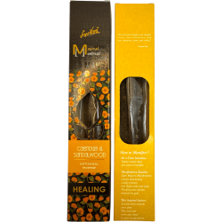 Encens Cicatrisant Calendula et Bois de Santal Manifest SREE VANI - Encens Artisanal Bio Naturel - 4 barres épaisses de qualité