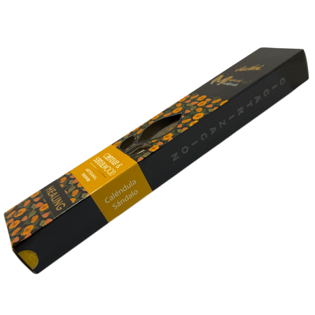 Incendulo Curativo Calendula e Sandalo Manifest SREE VANI - Incenso Artigianale Biologico Naturale - 4 barrette di qualità spess