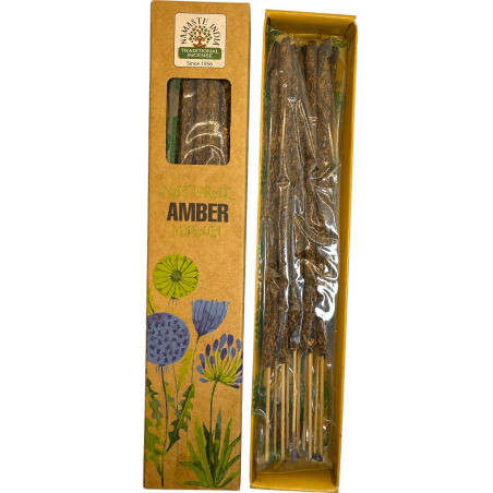 Inciens natural Ámbar Namaste India Natural Masala - 1 caixeta d'incís orgànic 30gr.