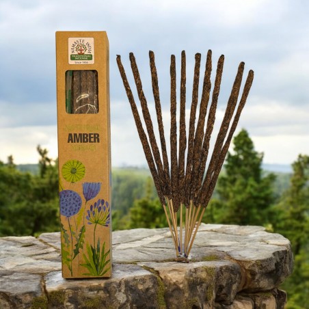 Natürlicher Weihrauch Amber Namaste India Natural Masala - 1 Packung Bio Weihrauch 30gr.