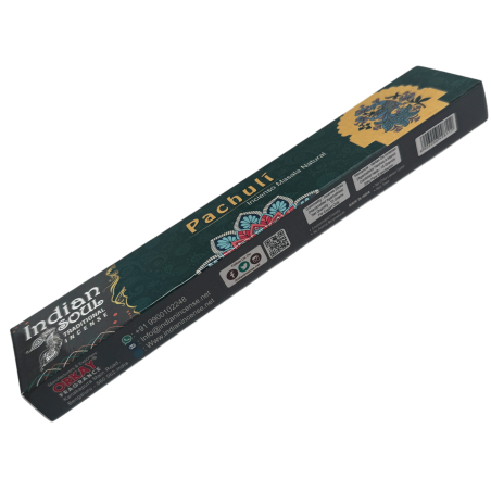 Incenso de Patchouli Indian Soul - Incenso Indiano Tradicional - 15 gramas.