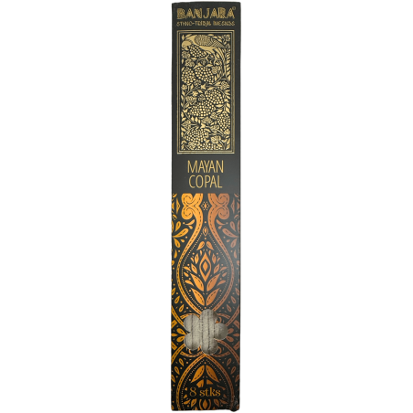 Mayan Copal Incense BANJARA Extra Long Ethnic Tribal - 8 natural masala incense sticks