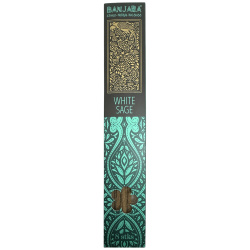 Incienso Salvia Blanca BANJARA Extra Largo Etnico Tribal - 8 varillas de inciensos masala naturales